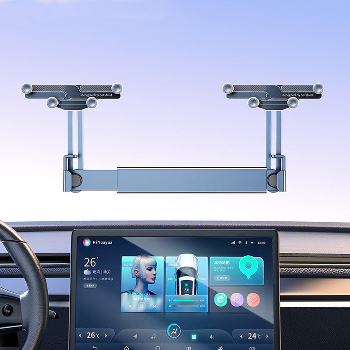 Skanto | Dual Mount Flytende Skjerm Aluminiumlegering Bil Telefonholder