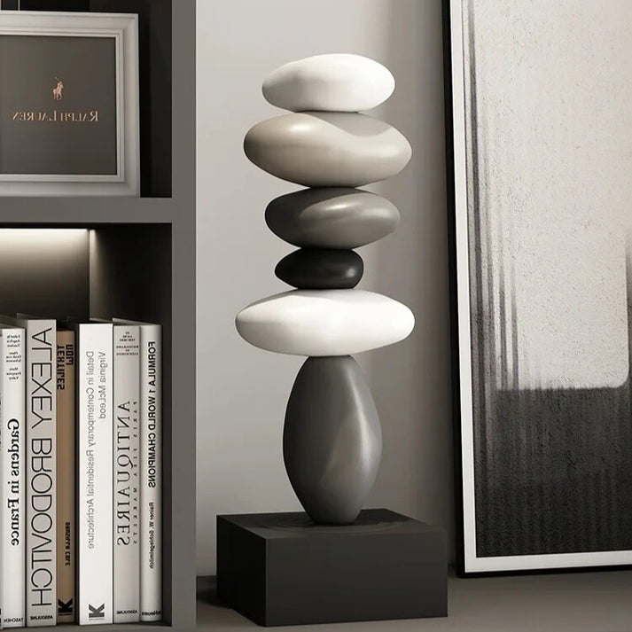 StoneBalance - Moderne stabil steinskulptur Skanto
