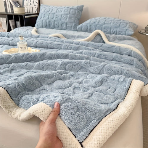CozyCoral – Luksus Fleece-teppe for Alle Årstider Skanto