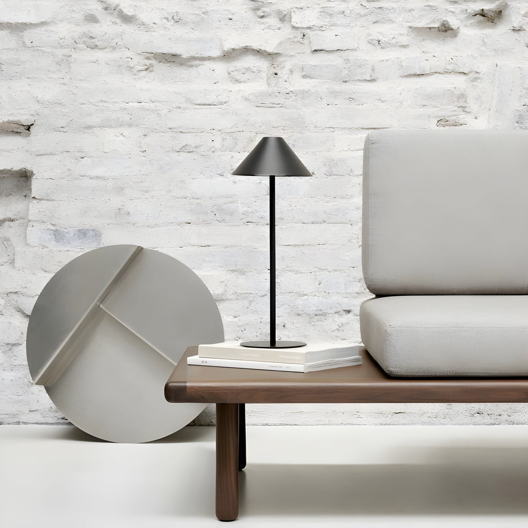 Skanto | Minimalistisk dimbar Touch bordlampe - vanntett og oppladbar lys Farge