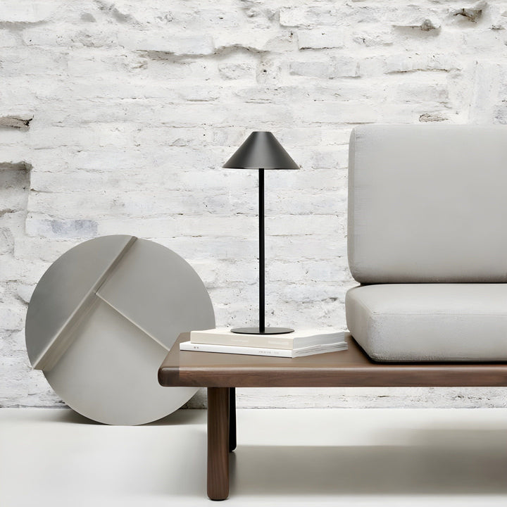 Skanto | Minimalistisk dimbar Touch bordlampe - vanntett og oppladbar lys Farge