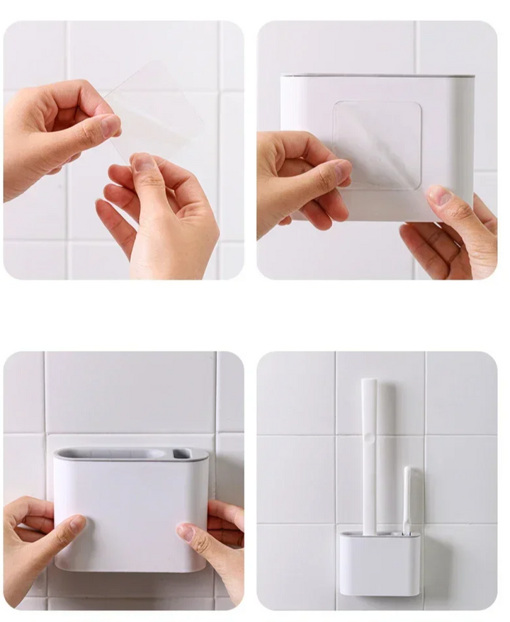 FlexiClean Silikon Toalettbørste Sett Skanto