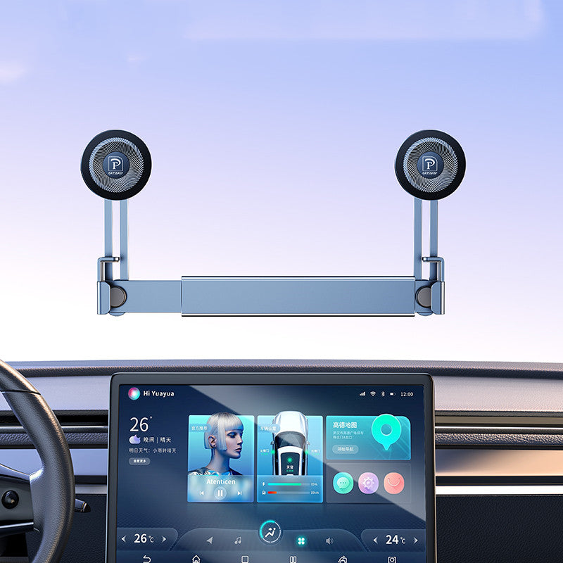 Skanto | Dual Mount Flytende Skjerm Aluminiumlegering Bil Telefonholder