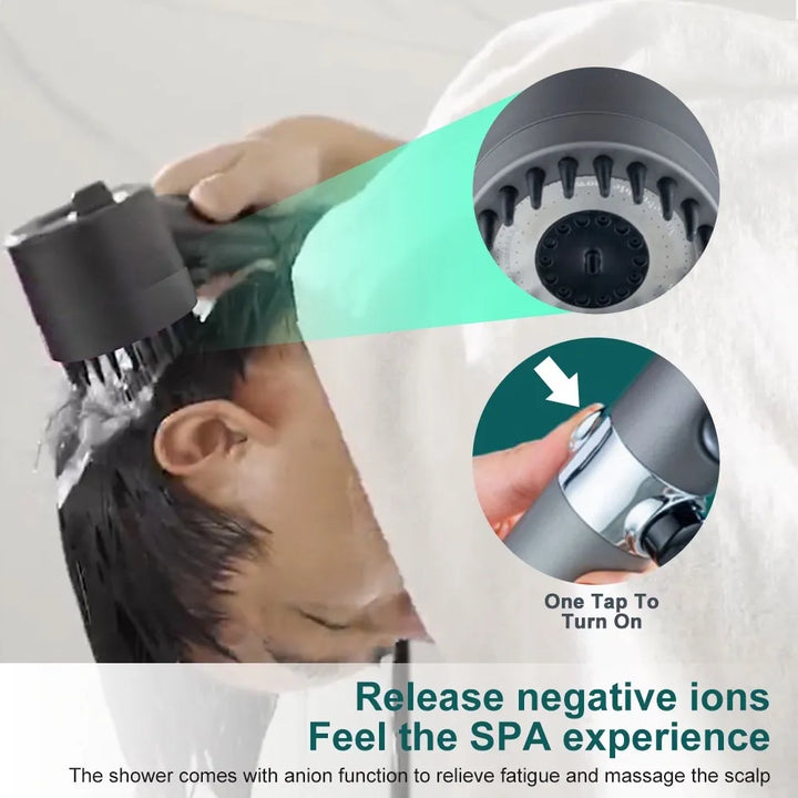 Dusjhode – PowerSpray – forhøyet trykk – Spa-opplevelse