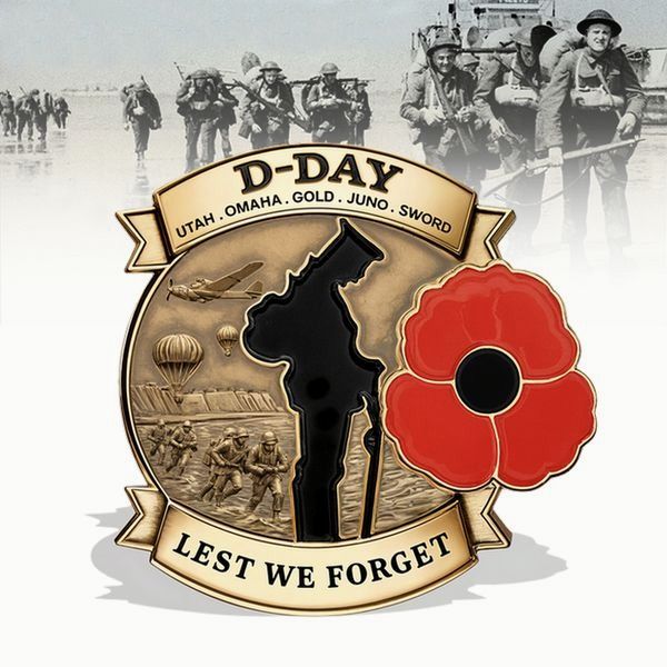 Skanto | Limited Edition D-DAY 80-års jubileum minnemerke