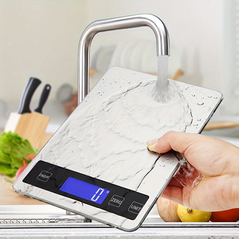 Digital kjøkkenvekt 15 kg USB oppladbar | Skanto