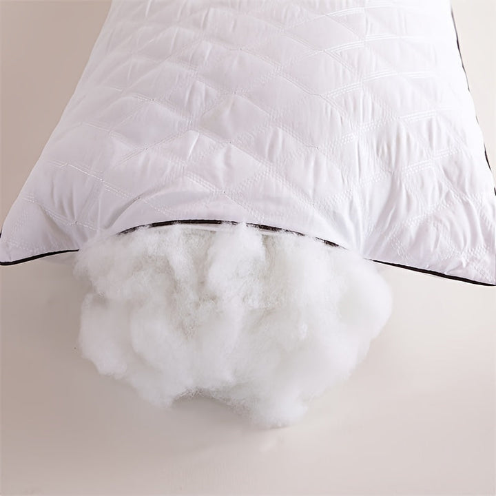 LuxurySoft - Ekstra Lang Hypoallergenisk Pute for Rygg- og Side-sovende, Myk og Pustende, Maskinvaskbar | Skanto