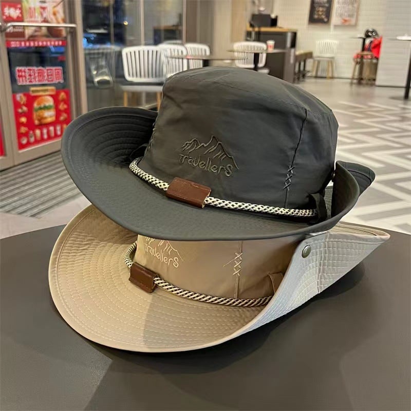 Skanto | Camping Fjellklatring Solkrem Hatt Fisking Solskjerm Vestlig Cowboyhatt