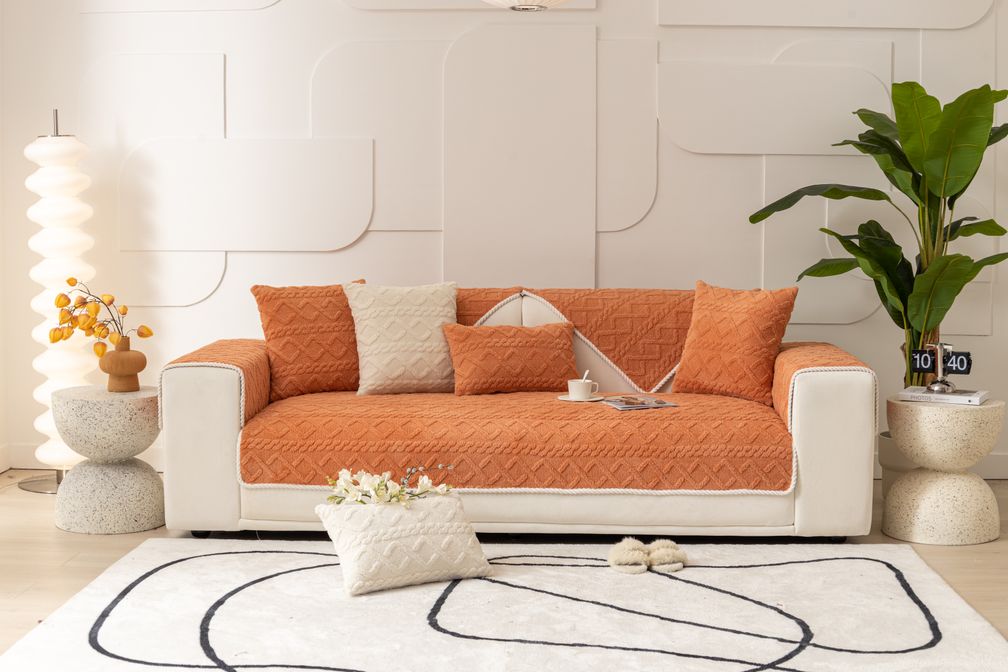 Skanto | Klassisk Ett-stykke Sofa Trekk
