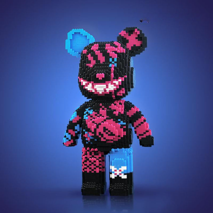 Skanto | DIY Pixel Art Blokk Bjørn Figurer – Kreativ Bygging & Samle Utstilling