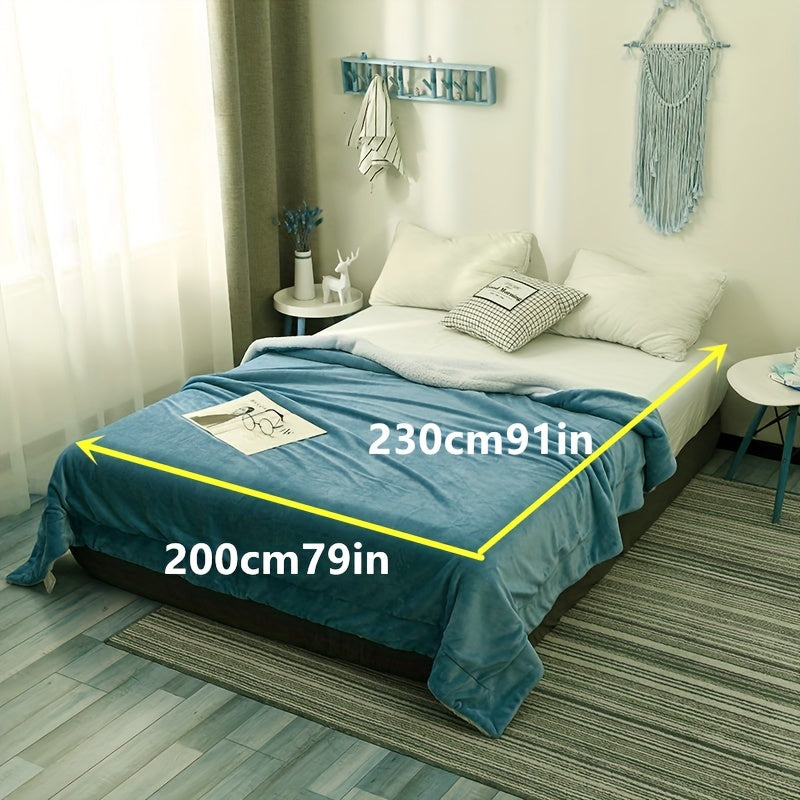 LuxeFlannel – Dobbelt-sidig Sherpa Teppe for Ultimat Komfort Skanto