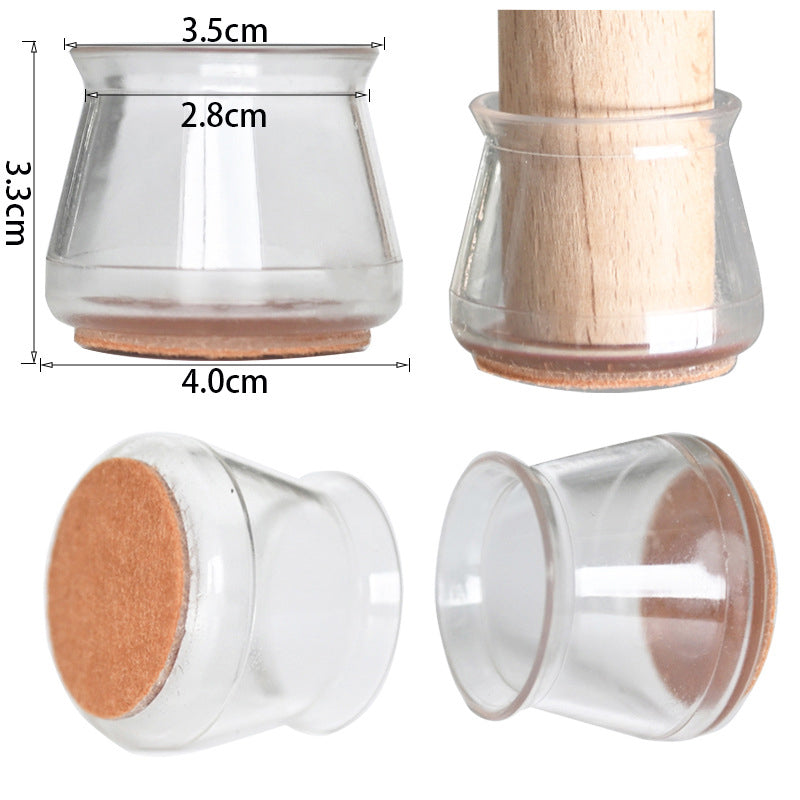 Stolbeins gulvbeskyttere (4 PCS) | Skanto