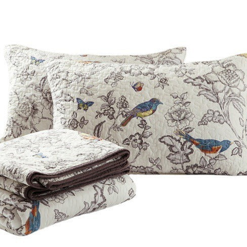 Skanto | Jule 100% Bomull Vann Quilt Tre-dels Sett