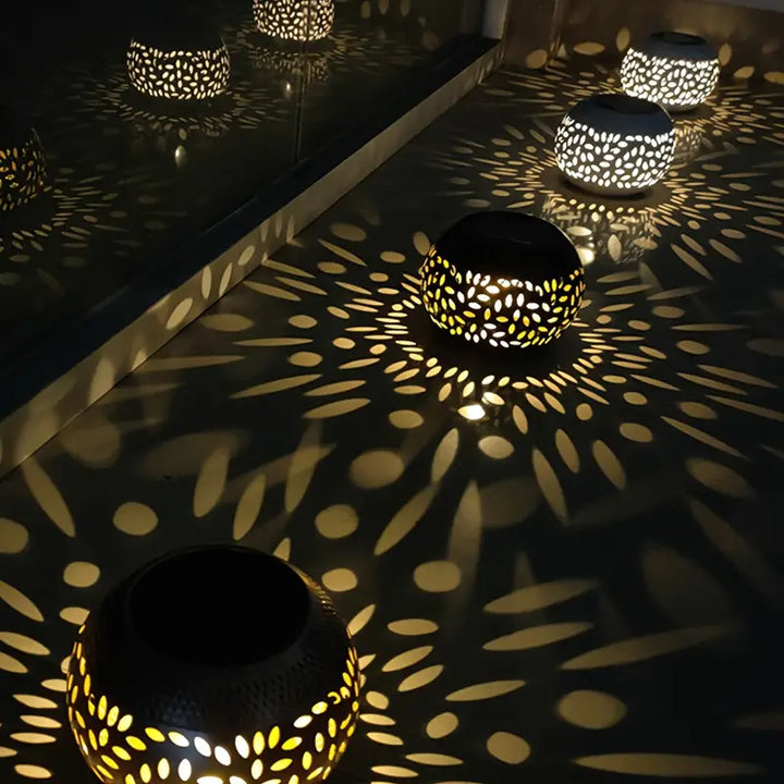 Skanto | Prikkete Solhagebelysning – Dekorativ Lampe for Utendørs og Terrasse