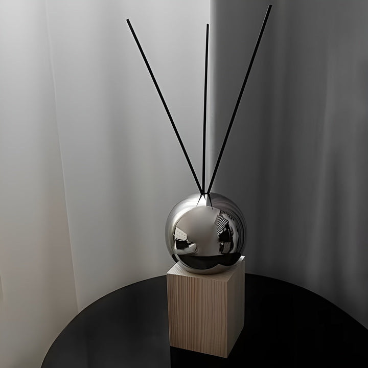 Rustfritt Stål Aroma Diffuser – Avslappende Romduft med Eteriske Oljer | Dekorativ for Hjem og Hotell | Skanto