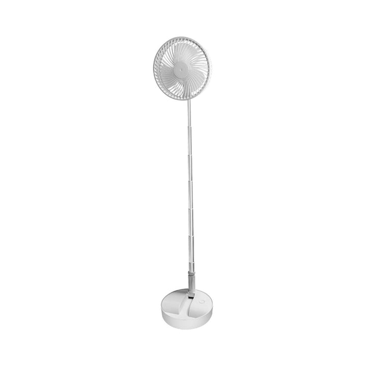 Oppladbar, sammenleggbar USB-teleskopvifte – stille, 180° justerbar, 4 hastighetsnivåer, bærbar ✨ | Skanto