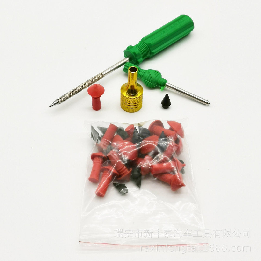 Skanto | Tubeless Dekkplugg Reparasjonssett for Bil, Motorsykkel, ATV, Jeep, Lastebil, & Traktor