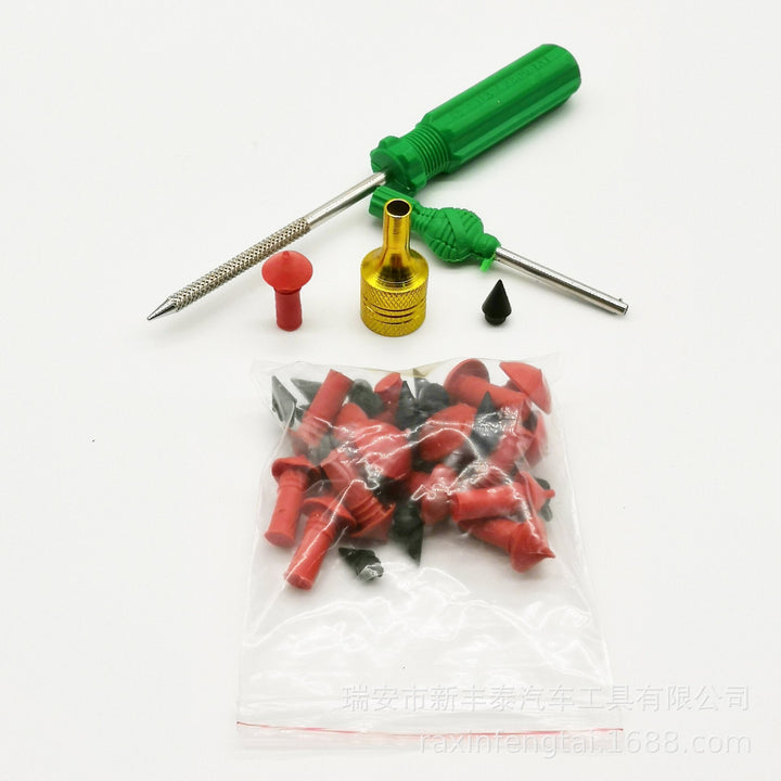 Skanto | Tubeless Dekkplugg Reparasjonssett for Bil, Motorsykkel, ATV, Jeep, Lastebil, & Traktor