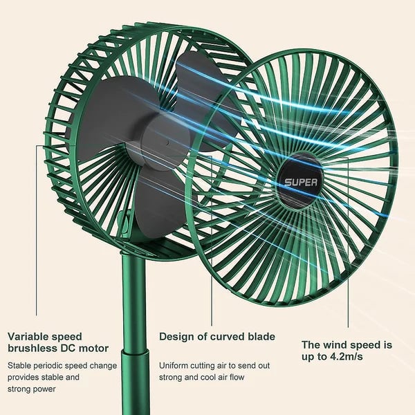 Foldbar bærbar vifte - CoolWave | Skanto