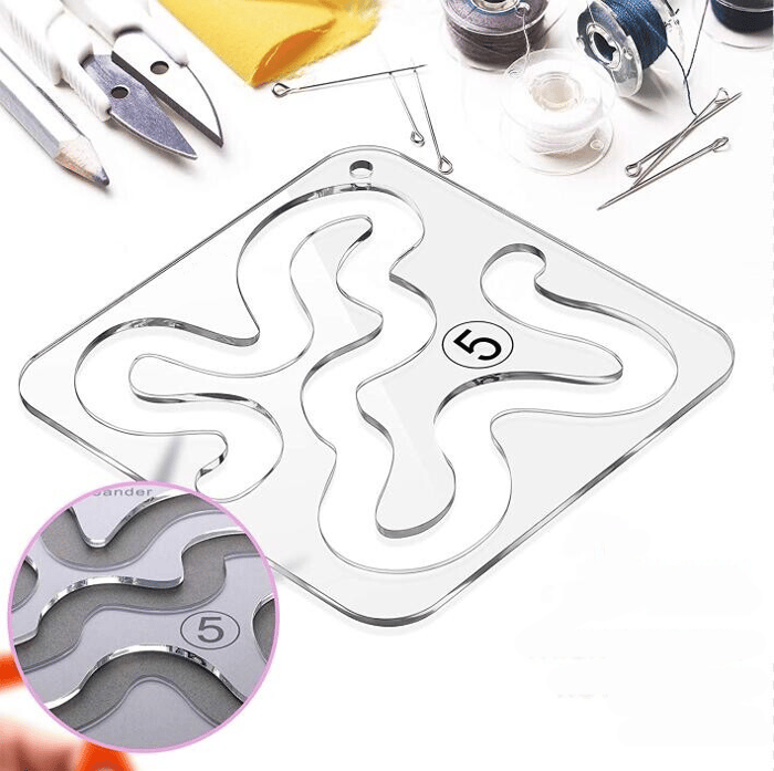 Skanto | Free-Motion Plagg Linjal Sett(12 PCS)