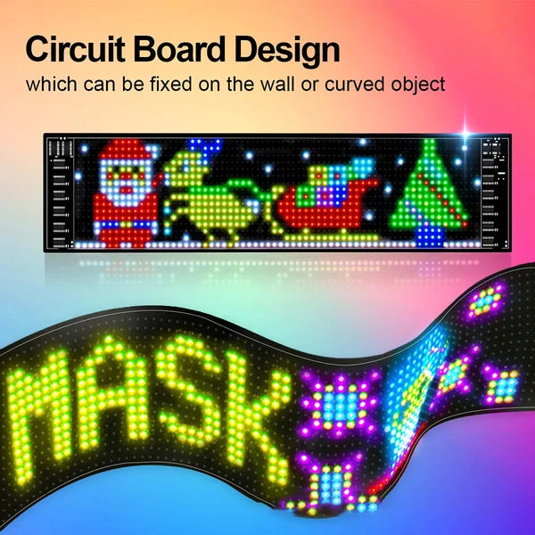 Skanto | Ultrafin fleksibel Bluetooth LED-skjerm