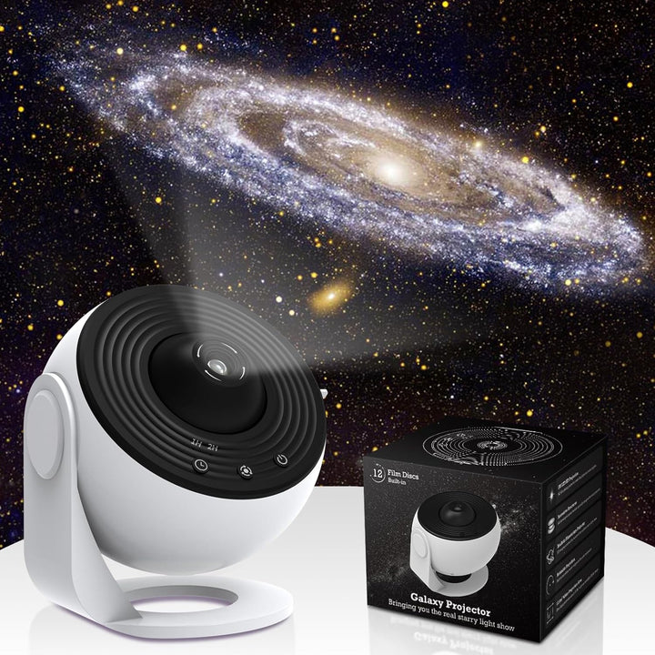 Skanto | 360° AstroLuxe Stjerneprojektor — Forvandl rommet ditt til din personlige avslapningsgalakse full av magiske stjerneløyeblikk