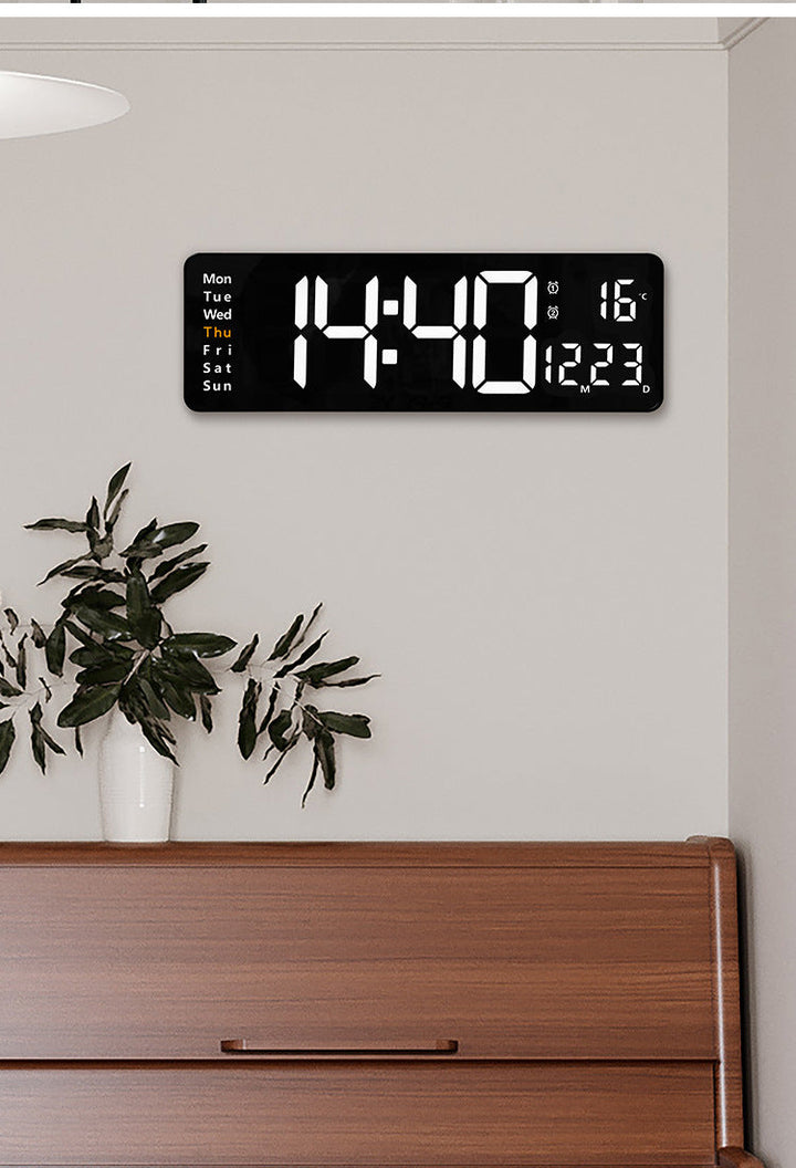 Skanto | Nordisk Digital Klokke 16 Tommers Skjerm