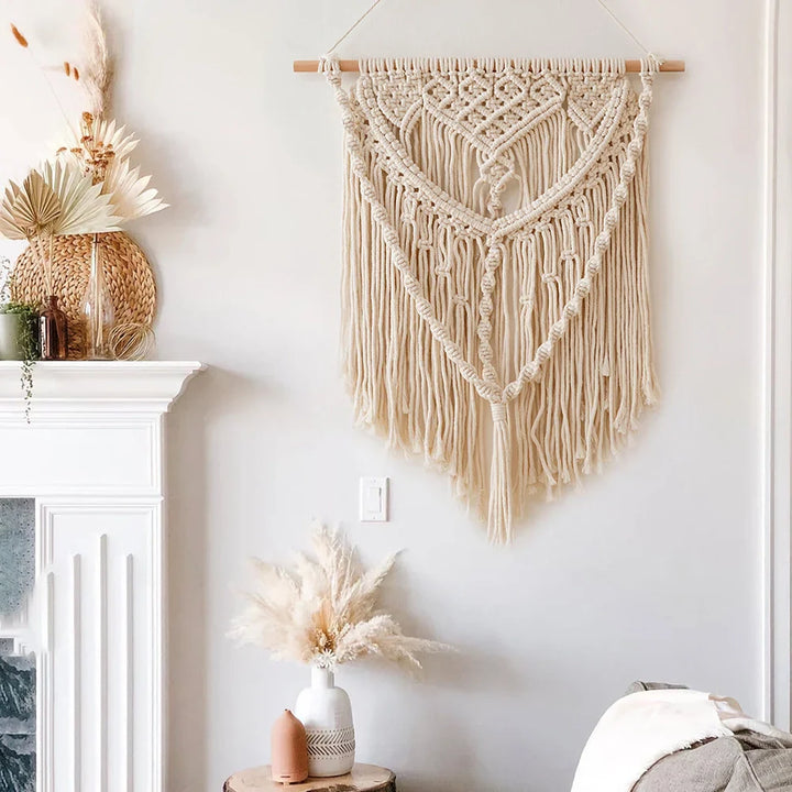 Skanto | Beige Tapestry for Modern Minimalist Decor