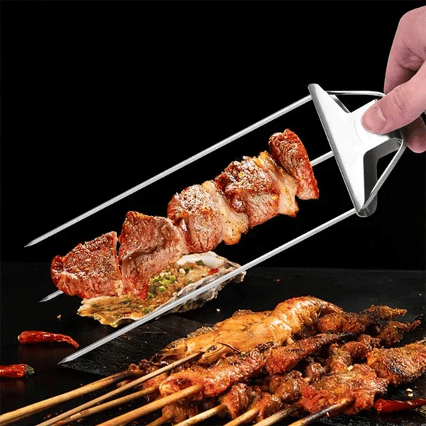 Skanto | Rustfritt Stål 3-Prong BBQ Grill Spyd