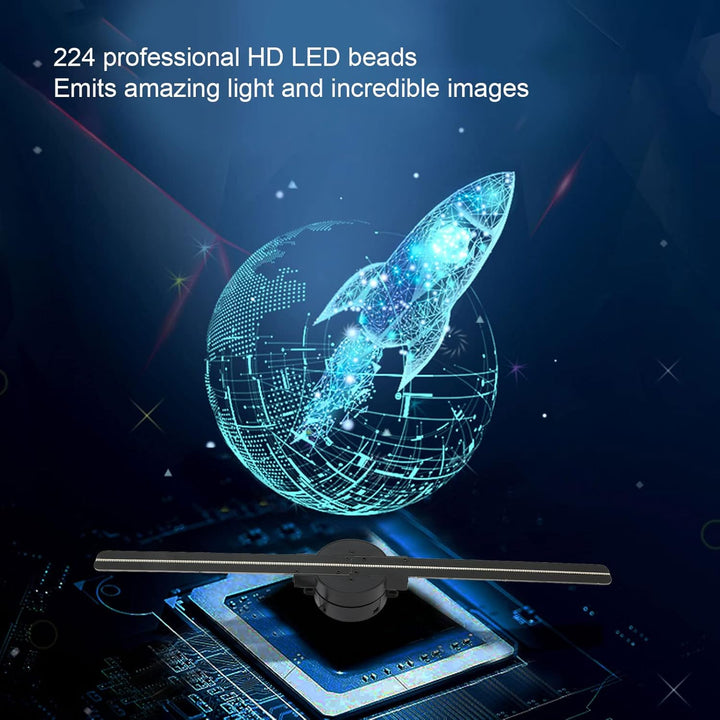 Skanto | 3D Hologram LED Vifteprosjektor