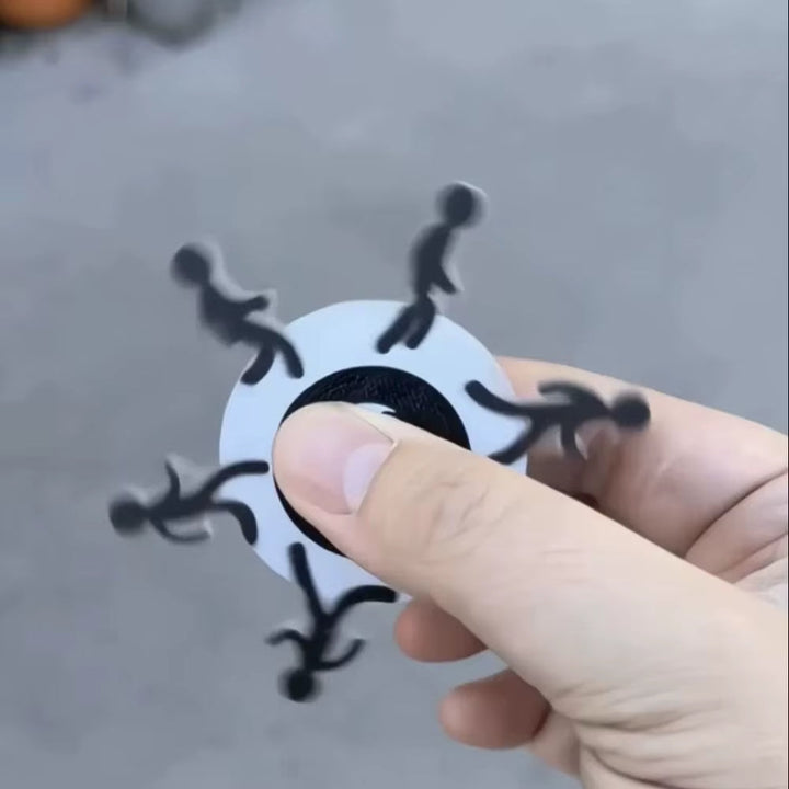 Skanto | Løpende Strekmann Optisk Illusjon Fidget Spinner