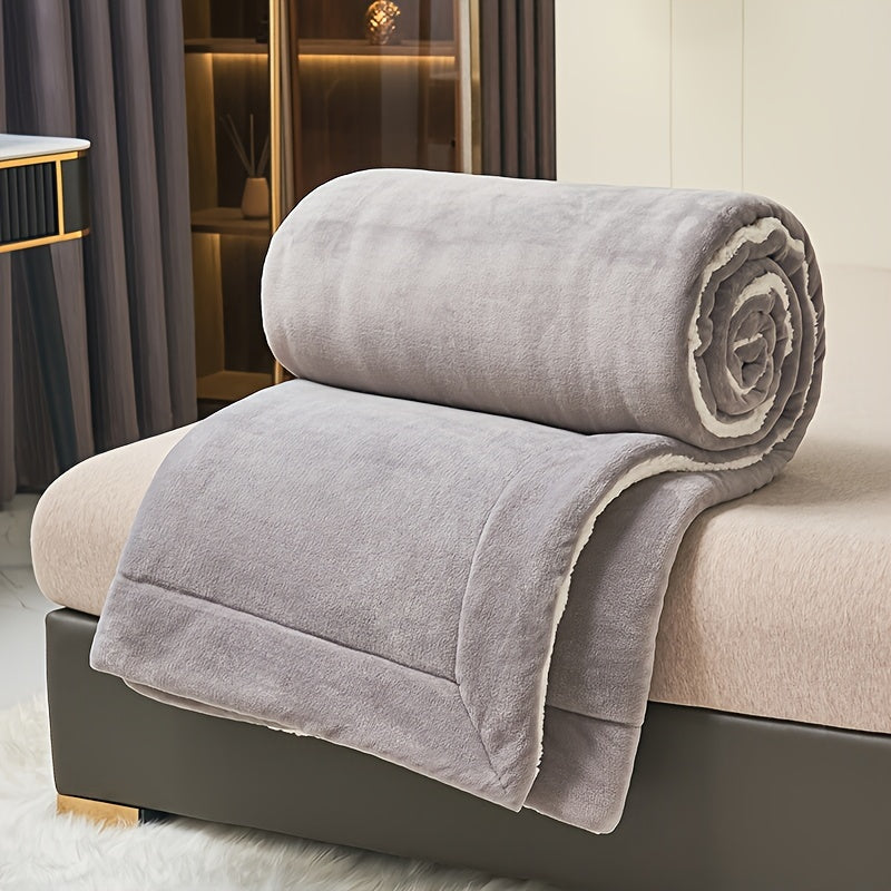 CozyWarm - Luksus Melk Fleece Teppe Dobbel Lag Skanto