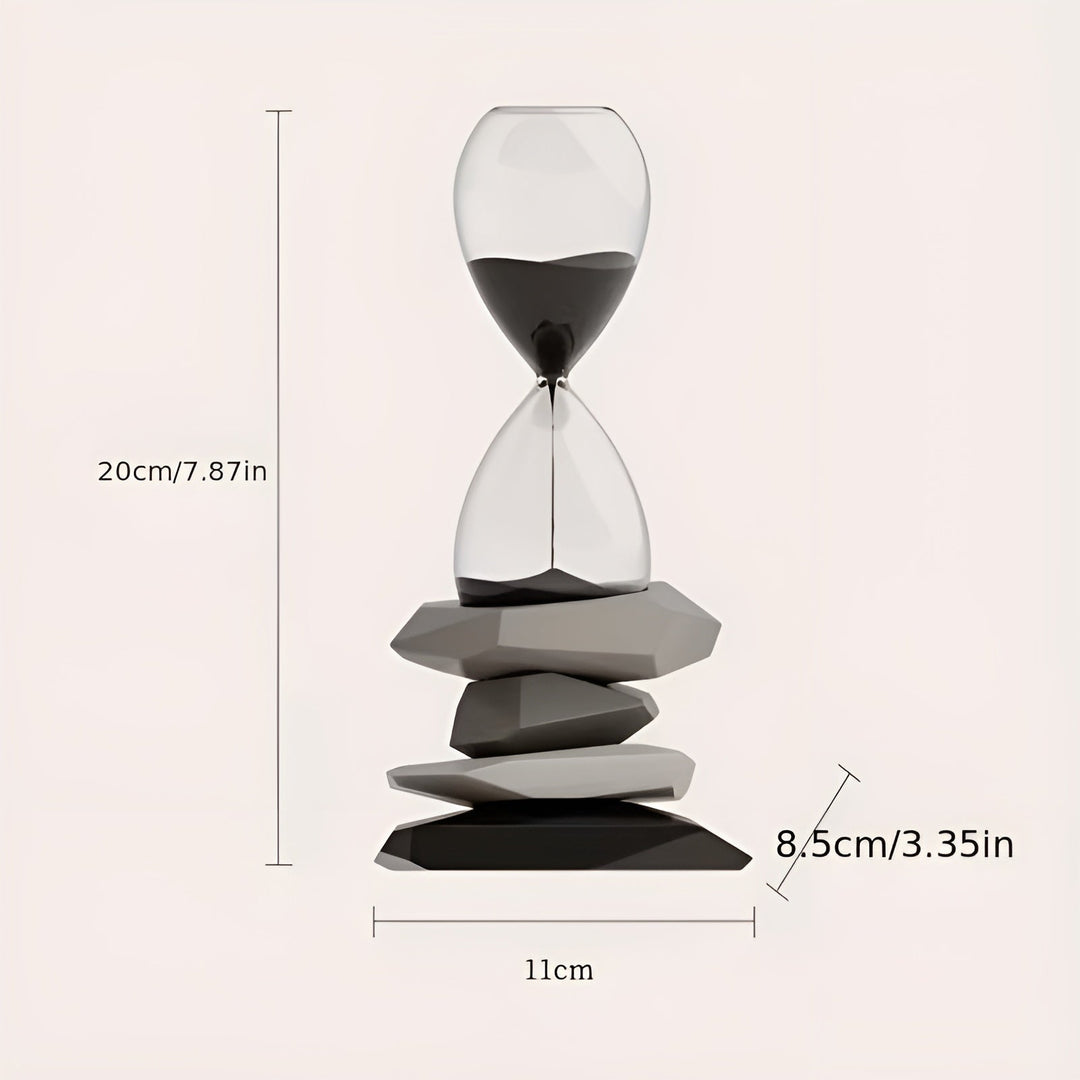 Minimalist Timeglass – Tidøs & Dekorativ | Perfekt for Stue og Kontor | Skanto