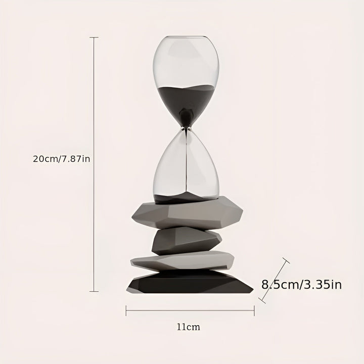 Minimalist Timeglass – Tidøs & Dekorativ | Perfekt for Stue og Kontor | Skanto