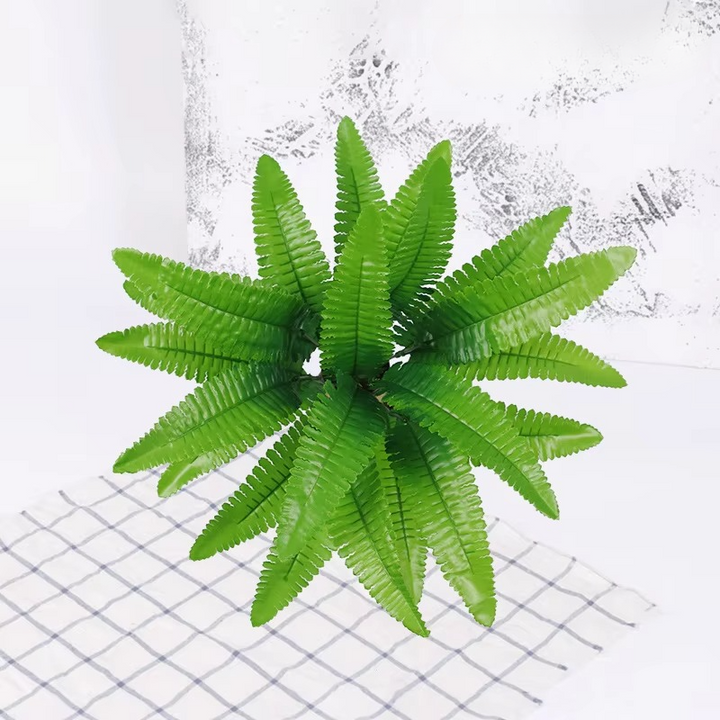 Skanto | UV-Resistant Livlike Boston Fern for Utendørs- og Innendørsdekor