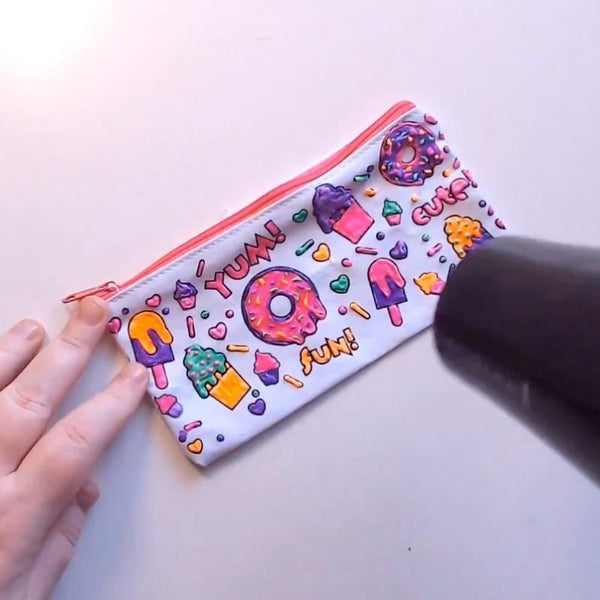 Norvo | PuffiPen | Magisk tegning, 3D kunst blir levende - Sett med 6 puffy penner