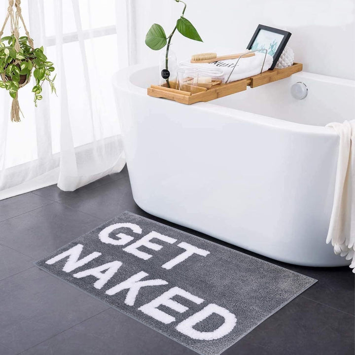 Skanto | Get Naked BadeMatte – Myk tuftet baderug