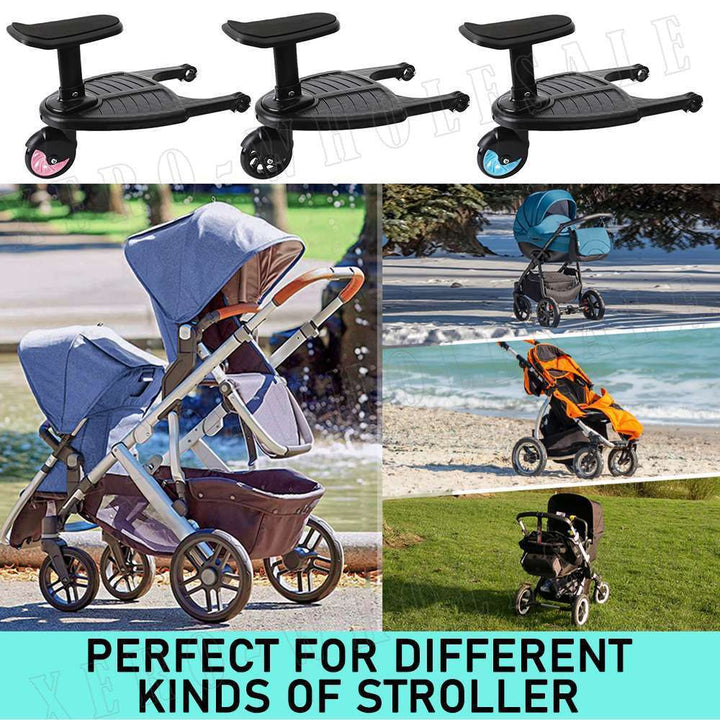 Skanto | Barnevogn Step Board Sit Stand Connector Festet for Småbarn å Ritte