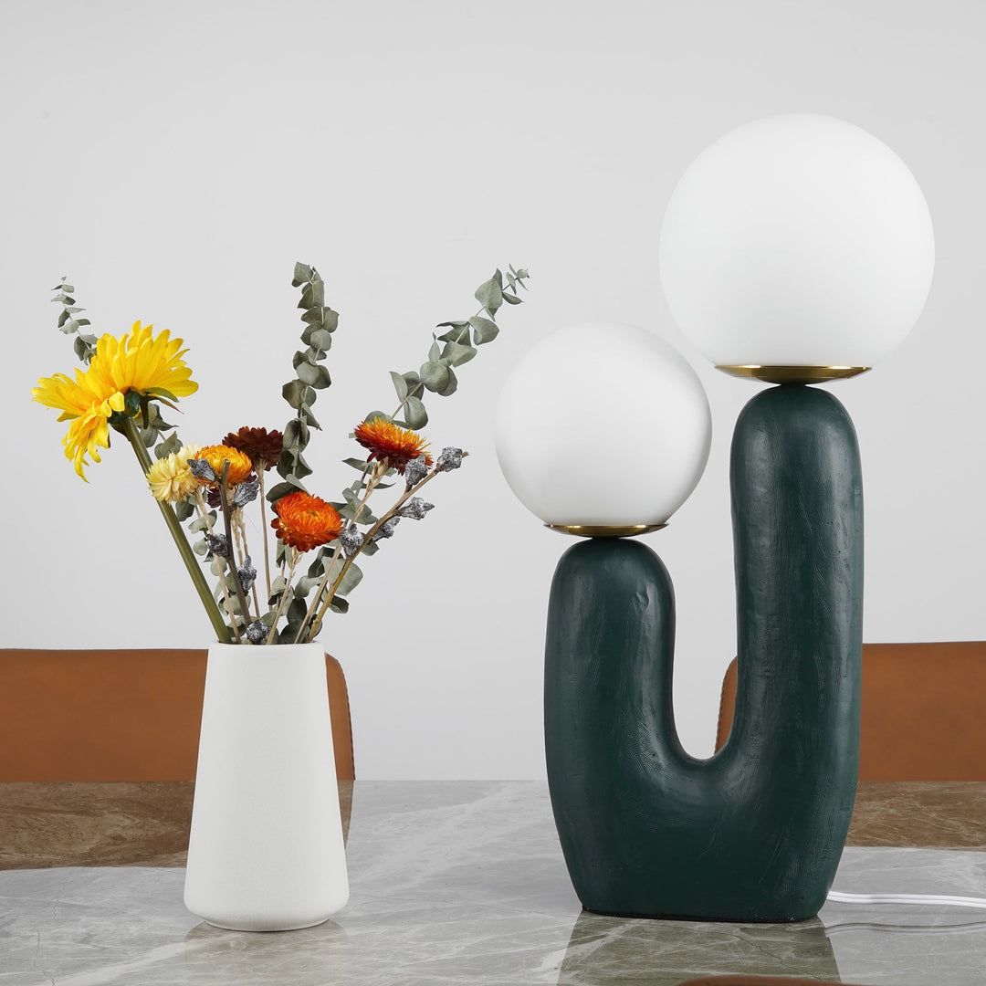 Skanto | Moderne Stil Bordlampe med Naturlig Akcent