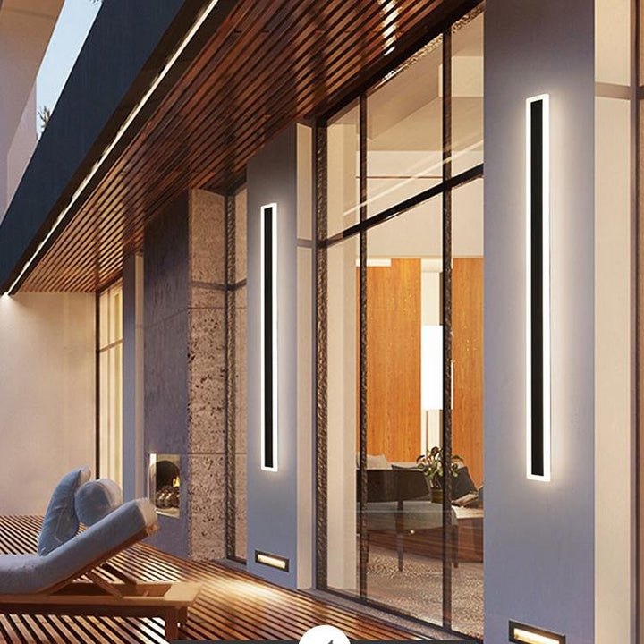 Skanto | NOCTARA – Elegant Moderne Utendørs Vegglampe for Hage & Balkong