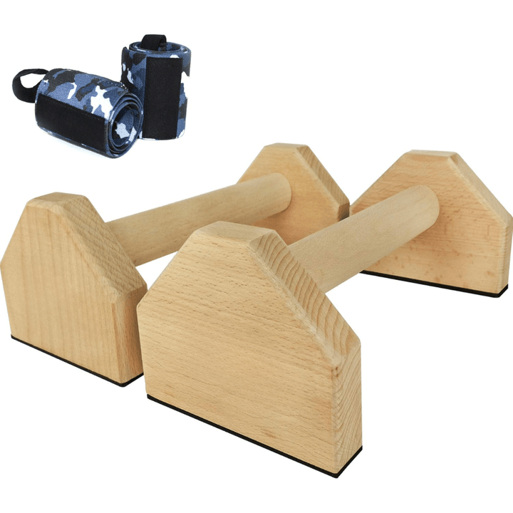 Skanto | Calisthenics Power Bars – Antiskli Tre Parallettes – Push-Ups, Dips & L-Sit – Stabil & Ergonomisk Treningsutstyr