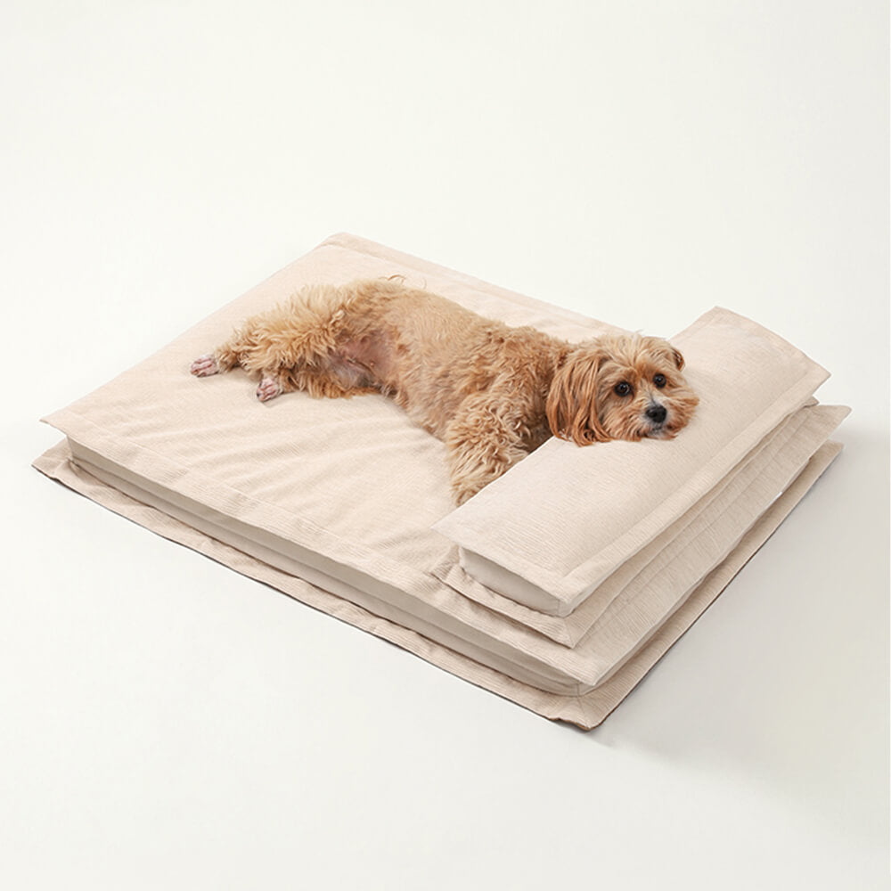 Beroligende Hundeseng - CozyCalm Dyp Søvn Bolleheis