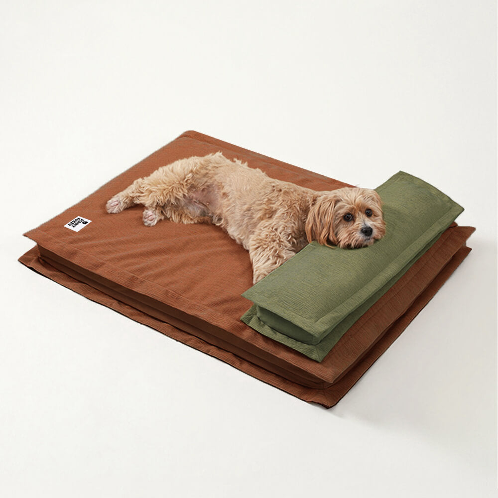 Beroligende Hundeseng - CozyCalm Dyp Søvn Bolleheis
