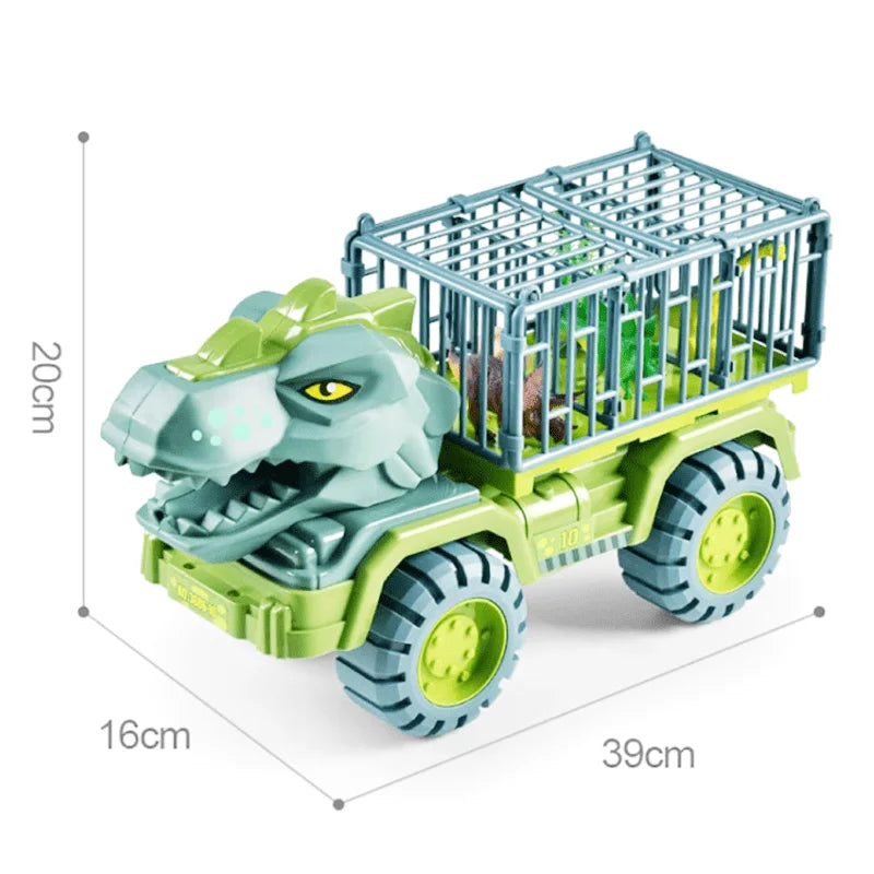 Norvo | Jurassic Truck Adventure | La barnet ditt forestille seg – Realistiske dino leker Realistisk dinosaur eventyr i en kul lastebil