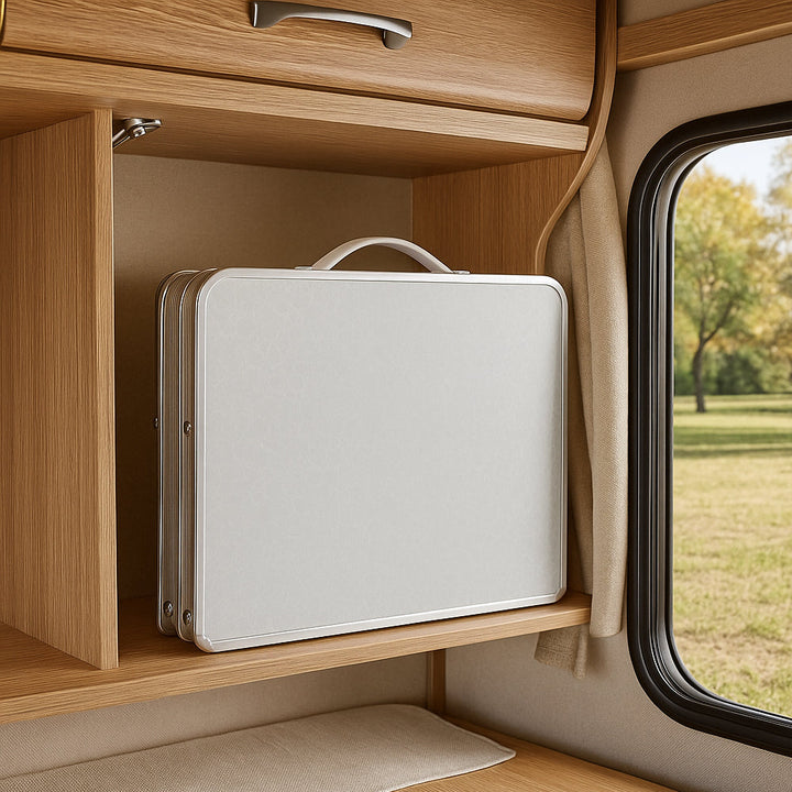 Sammenleggbar lett campingbord laget av aluminium | Skanto