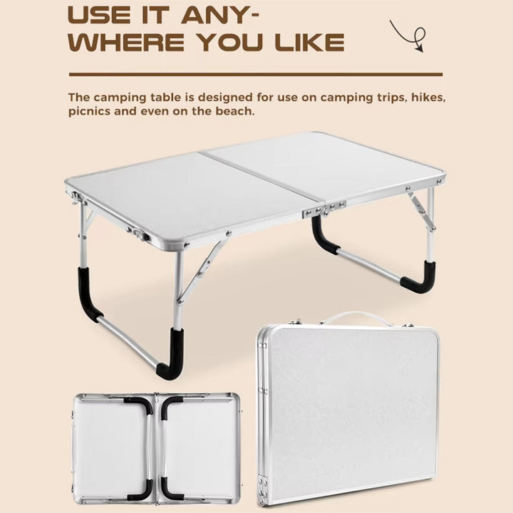 Sammenleggbar lett campingbord laget av aluminium | Skanto