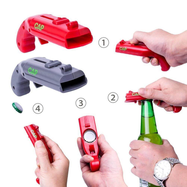Skanto | Cap-launching Bottle Opener "BlastCap" – Opptil 16 meter rekkevidde