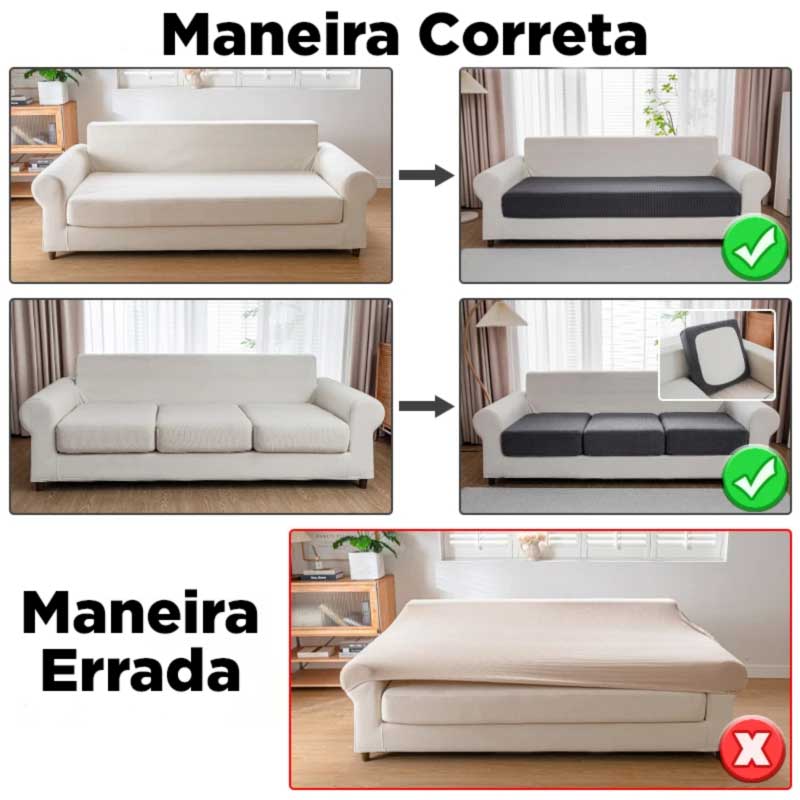 Skanto | Vanntett elastisk sofatrekk - Zion™