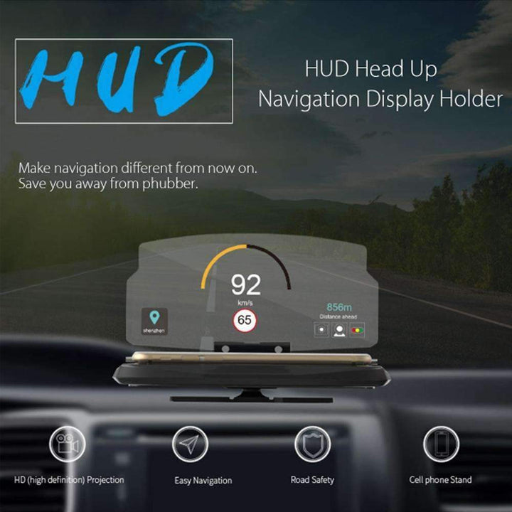 Skanto | Smarttelefon HUD Navigasjon - Fokuser på Veien og Ruten Foran