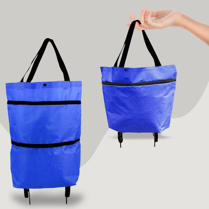 CarryFlex – 2-i-1-Einkaufstasche mit Rollen